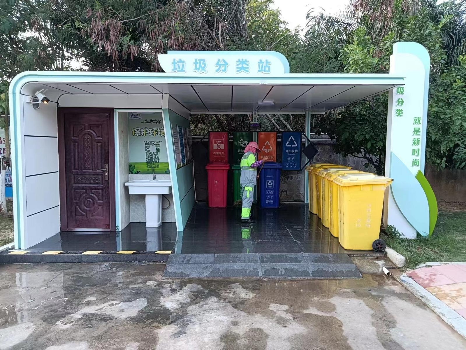 颜值功能双提升！湄洲岛10个垃圾中转站升级“换装”