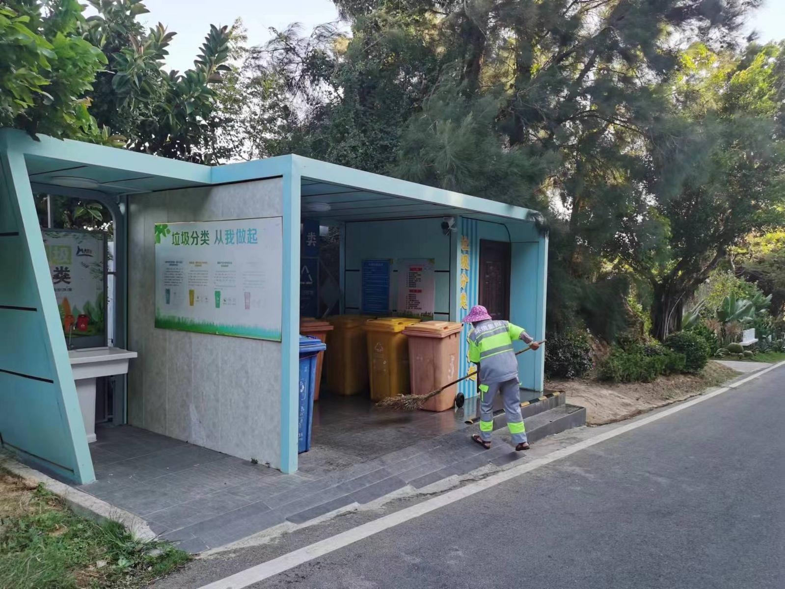 颜值功能双提升湄洲岛10个垃圾中转站升级换装